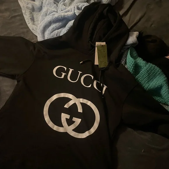 Gucci Black and Green Designer Piece